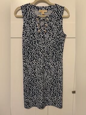 michael michael kors logo tape ribbed knit dress | Dresses | Michael Kors Metallic Gold Xs Nwt 225 stock level:low